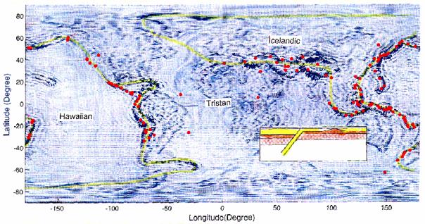 equatorial equidistant seismotectonic stress map