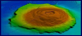 Mars 3D topography figure