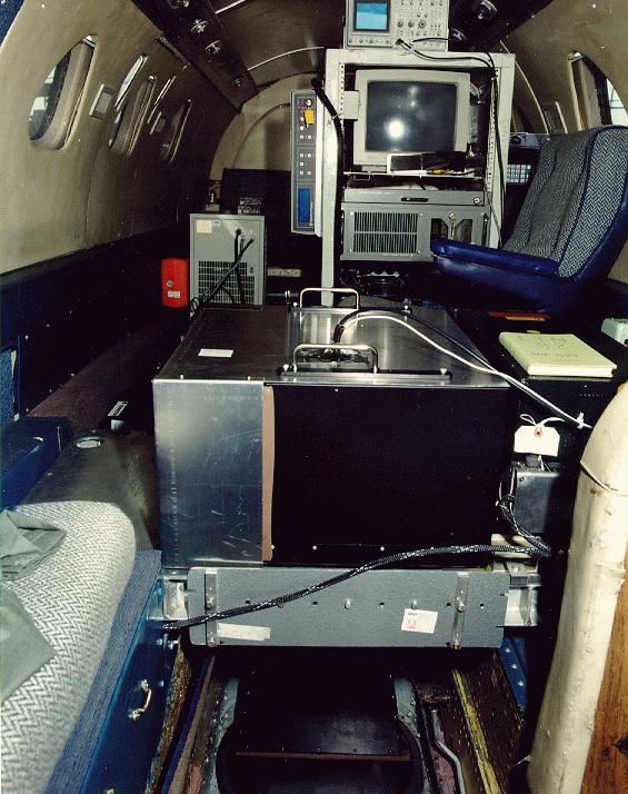 view inside the plane