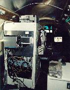 back of the electronics rack and GPS receiver