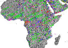 canopy height measurements over Africa