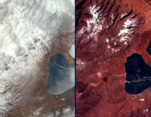 winter/summer comparison of Tibet as seen from low Earth orbit