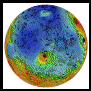 Mars topography map thumbnail