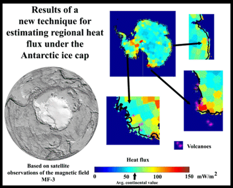Results of a new technique for estimating regional heat flux under the Antarctic ice cap